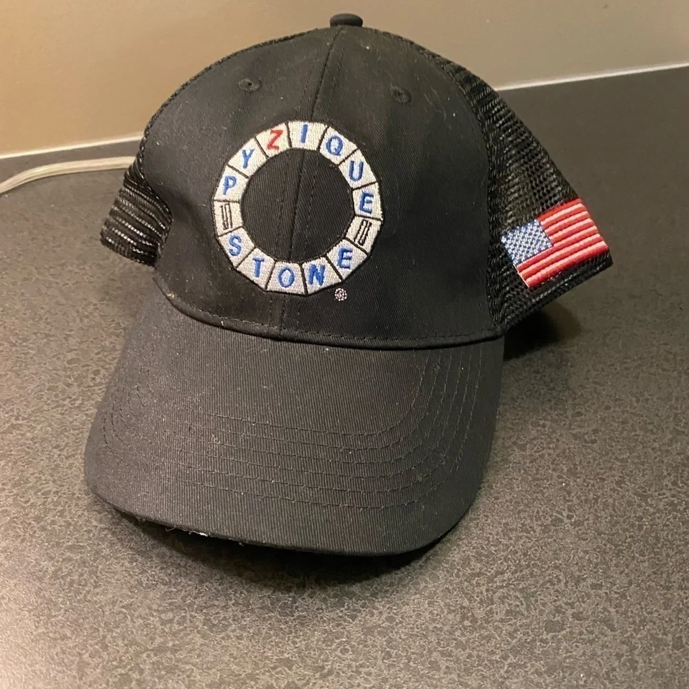 Pyzique Stone USA American Flag Hat